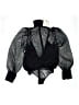 Undress Code Black Long Sleeve Blouse Size M - photo 1