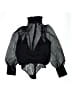 Undress Code Black Long Sleeve Blouse Size M - photo 2