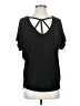 Express One Eleven Black Short Sleeve Top Size S - photo 1