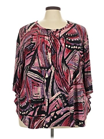 N Touch 3/4 Sleeve Blouse (view 1)
