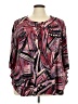 N Touch Pink 3/4 Sleeve Blouse Size 3X - photo 1