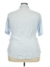 Alba Blue Short Sleeve Blouse Size 18 - photo 2