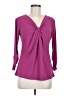 Alfani Purple Long Sleeve Blouse Size M - photo 1