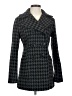 Bar III Houndstooth Gray Coat Size S - photo 1