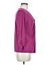 Alfani Purple Long Sleeve Blouse Size M - photo 4