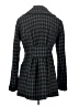 Bar III Houndstooth Gray Coat Size S - photo 2