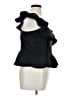 Express 100% Polyester Black Short Sleeve Blouse Size XL - photo 4