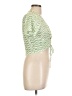 Le Lis Green Short Sleeve Blouse Size L - photo 4
