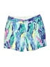 Lilly Pulitzer 100% Cotton Tropical Blue Shorts Size 2 - photo 1