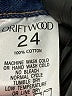 Driftwood 100% Cotton Blue Denim Shorts Size 24 waist - photo 4