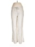 Happily Grey Chevron-herringbone Ivory Linen Pants Size L - photo 1