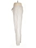 Happily Grey Chevron-herringbone Ivory Linen Pants Size L - photo 5