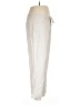 Happily Grey Chevron-herringbone Ivory Linen Pants Size L - photo 4