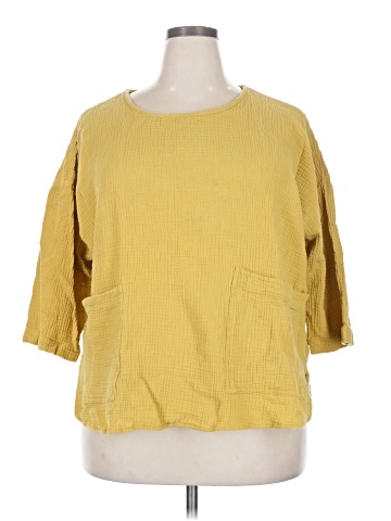 Jones New York 3/4 Sleeve T-Shirt (view 1)