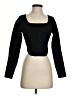 Babaton Solid Black Long Sleeve Top Size S - photo 1