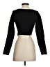 Babaton Solid Black Long Sleeve Top Size S - photo 2