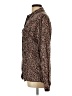 Rock 47 100% Rayon Animal Print Brown Long Sleeve Blouse Size L - photo 5