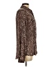 Rock 47 100% Rayon Animal Print Brown Long Sleeve Blouse Size L - photo 4