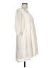 ModCloth 100% Polyester Ivory Casual Dress Size L - photo 4