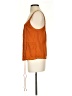 Tiny 100% Cotton Orange Sleeveless Blouse Size S - photo 5