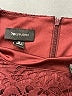AB Studio 100% Polyester Burgundy Cocktail Dress Size M - photo 7