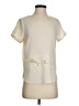 Monteau 100% Polyester Ivory Short Sleeve Top Size S - photo 1