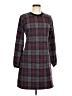 ModCloth Plaid Gray Casual Dress Size M - photo 1