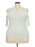Misslook Green 3/4 Sleeve Top Size 3X - photo 1