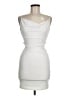 MadRag Solid White Cocktail Dress Size M - photo 1