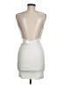 MadRag Solid White Cocktail Dress Size M - photo 2