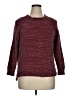 Cj Banks Tweed Burgundy Pullover Sweater Size 0X - photo 1