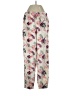 Muk Luks 100% Polyester Floral Ivory Casual Pants Size S - photo 1