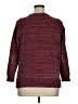 Cj Banks Tweed Burgundy Pullover Sweater Size 0X - photo 2