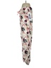Muk Luks 100% Polyester Floral Ivory Casual Pants Size S - photo 5