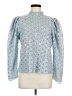 WAYF Blue Long Sleeve Blouse Size M - photo 1