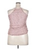 First Love 100% Polyester Pink Sleeveless Blouse Size L - photo 2