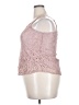 First Love 100% Polyester Pink Sleeveless Blouse Size L - photo 5