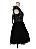 Mystic 100% Polyester Black Cocktail Dress Size M - photo 4