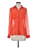Forever 21 Orange Long Sleeve Blouse Size S - photo 1