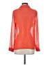 Forever 21 Orange Long Sleeve Blouse Size S - photo 2