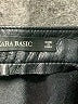 Zara Basic Solid Black Faux Leather Skirt Size S - photo 6