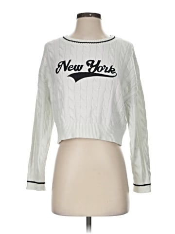 Faded Rose Pullover Sweater (view 1)