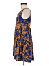 H&M Print Blue Casual Dress Size 6 - photo 5