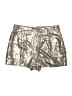 Fashion Nova 100% Polyester Metallic Silver Tan Formal Skirt Size S - photo 2
