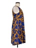 H&M Print Blue Casual Dress Size 6 - photo 4