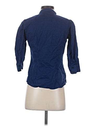 Apostrophe 3/4 Sleeve Button-Down Shirt (view 2)