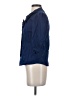 Apostrophe Blue 3/4 Sleeve Button-Down Shirt Size S - photo 5