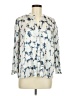 Vince. Floral Blue 3/4 Sleeve Blouse Size M - photo 1