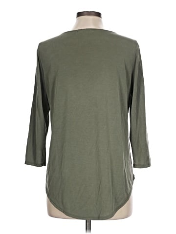 Green Envelope 3/4 Sleeve T-Shirt (view 2)