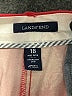 Lands' End Paisley Red Casual Pants Size 18 - photo 4